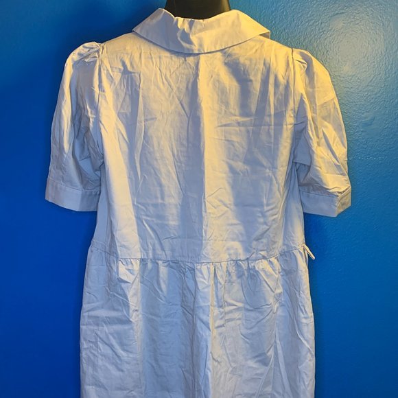 Family Affairs Midnight Voyage Peter Pan Collar Dress in Gray Size Medium NWT - Picture 5 of 7